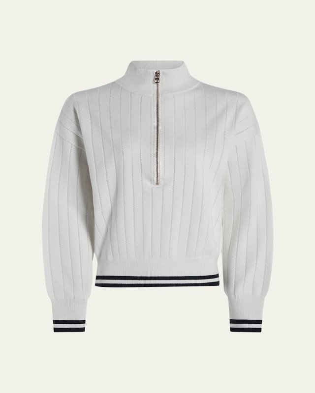 Aliyah Half-Zip Knit Pullover